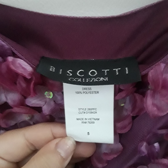 NWT Biscotti Stunning Kids Purple Dress - Size 5 - Picture 7 of 8